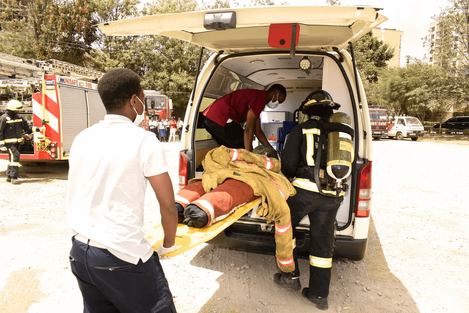 Ambulance background